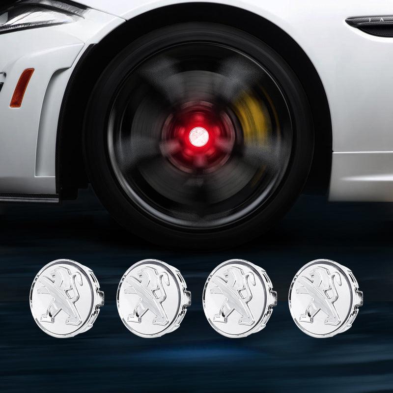 Suitable For Peugeot Magnetic Suspension Hub Caps & LED Suspension Luminous Wheel Hub Lights-Greetlamp