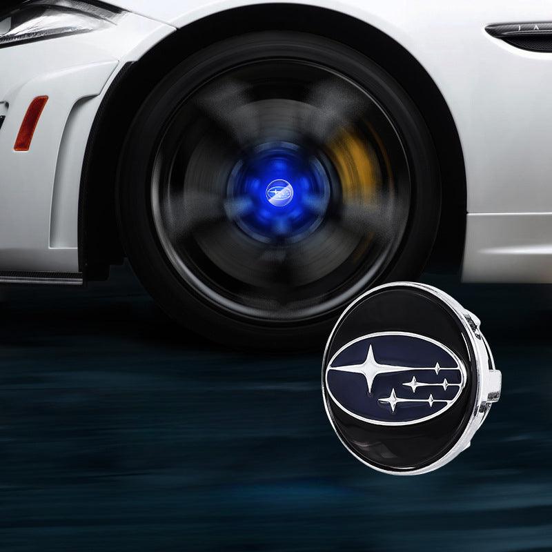 Suitable For Subaru Magnetic Suspension Hub Caps & LED Suspension Luminous Wheel Hub Lights-Greetlamp