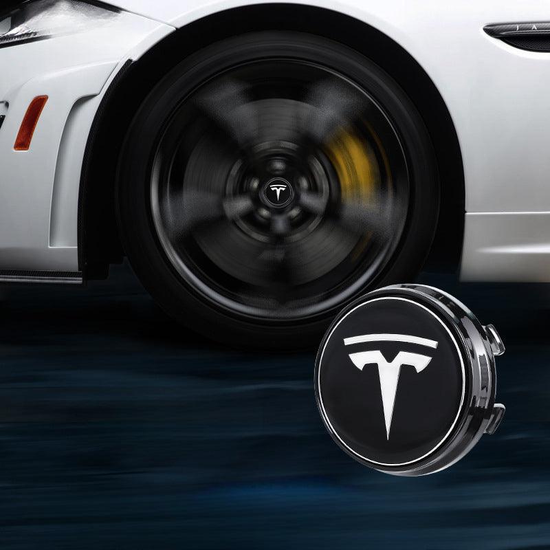 Suitable For Tesla Magnetic Suspension Hub Caps & LED Suspension Luminous Wheel Hub Lights-Greetlamp