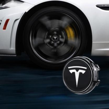 Suitable For Tesla Magnetic Suspension Hub Caps & LED Suspension Luminous Wheel Hub Lights-Greetlamp