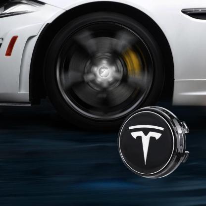 Suitable For Tesla Magnetic Suspension Hub Caps & LED Suspension Luminous Wheel Hub Lights-Greetlamp