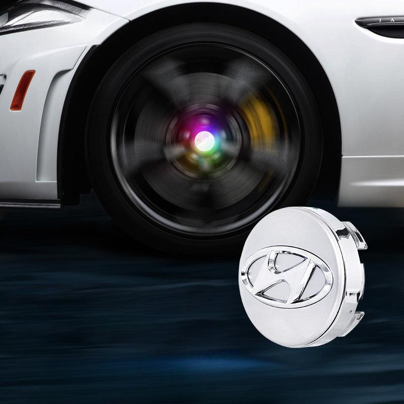 Suitable For Hyundai Magnetic Suspension Hub Caps & LED Suspension Luminous Wheel Hub Lights-Greetlamp
