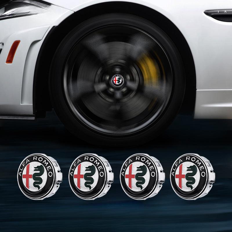 Suitable For Alfa Romeo Magnetic Suspension Hub Caps & LED Suspension Luminous Wheel Hub Lights-Greetlamp