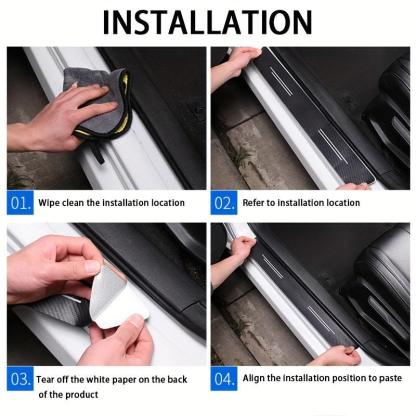 ( 9PCS )Carbon Car Door Sills Stickers-Greetlamp