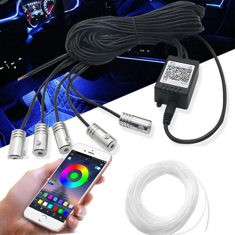 LED Intelligent Voice Control Atmosphere Light Belt Set-Greetlamp