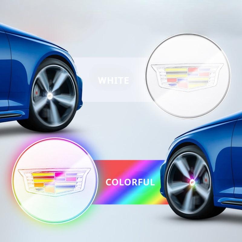Suitable For Cadillac Magnetic Suspension Hub Caps & LED Suspension Luminous Wheel Hub Lights-Greetlamp