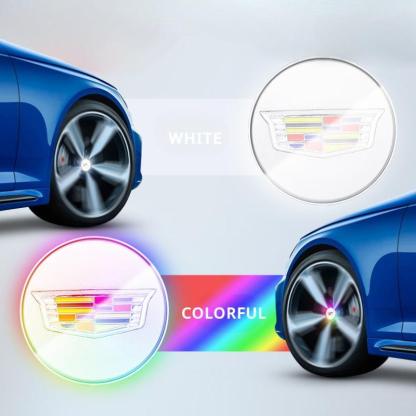 Suitable For Cadillac Magnetic Suspension Hub Caps & LED Suspension Luminous Wheel Hub Lights-Greetlamp