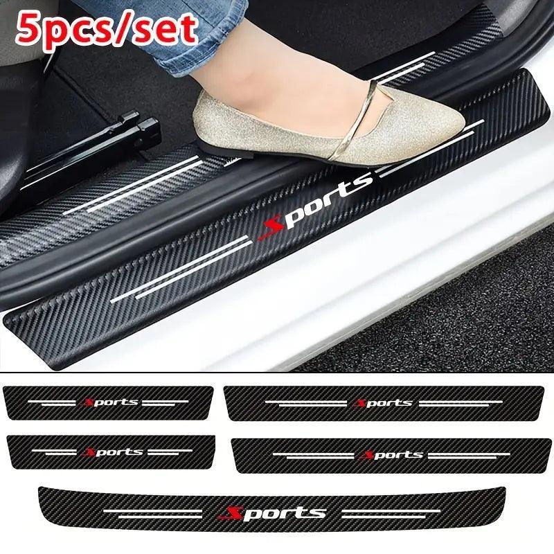 ( 9PCS )Carbon Car Door Sills Stickers-Greetlamp
