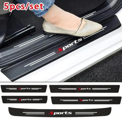 ( 9PCS )Carbon Car Door Sills Stickers-Greetlamp