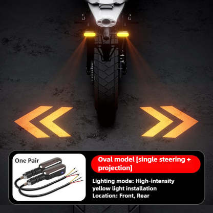 Motorcycle Projection Turn Signal-Greetlamp