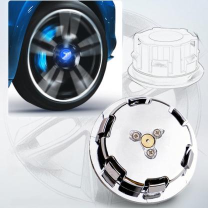 Suitable For Tesla Magnetic Suspension Hub Caps & LED Suspension Luminous Wheel Hub Lights-Greetlamp