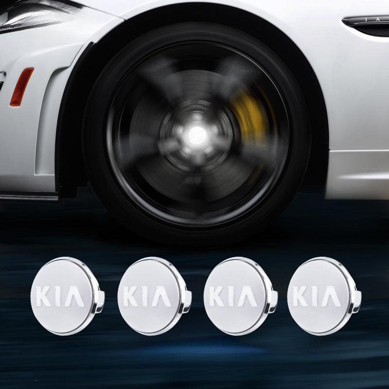 Suitable For KIA Magnetic Suspension Hub Caps & LED Suspension Luminous Wheel Hub Lights-Greetlamp
