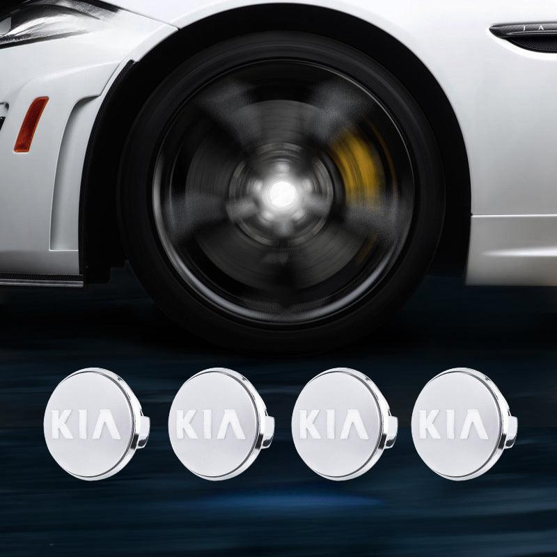 Suitable For KIA Magnetic Suspension Hub Caps & LED Suspension Luminous Wheel Hub Lights-Greetlamp