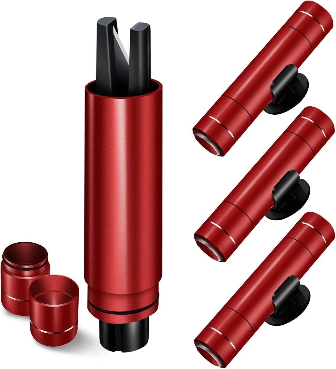 Car Window Breaker and Seatbelt Cutter 2 Pack, 2-in-1 Car Safety Hammer-Greetlamp