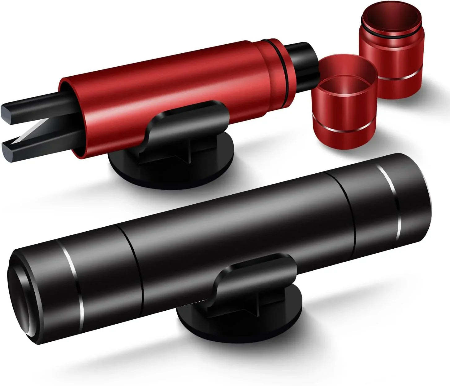 Car Window Breaker and Seatbelt Cutter 2 Pack, 2-in-1 Car Safety Hammer-Greetlamp