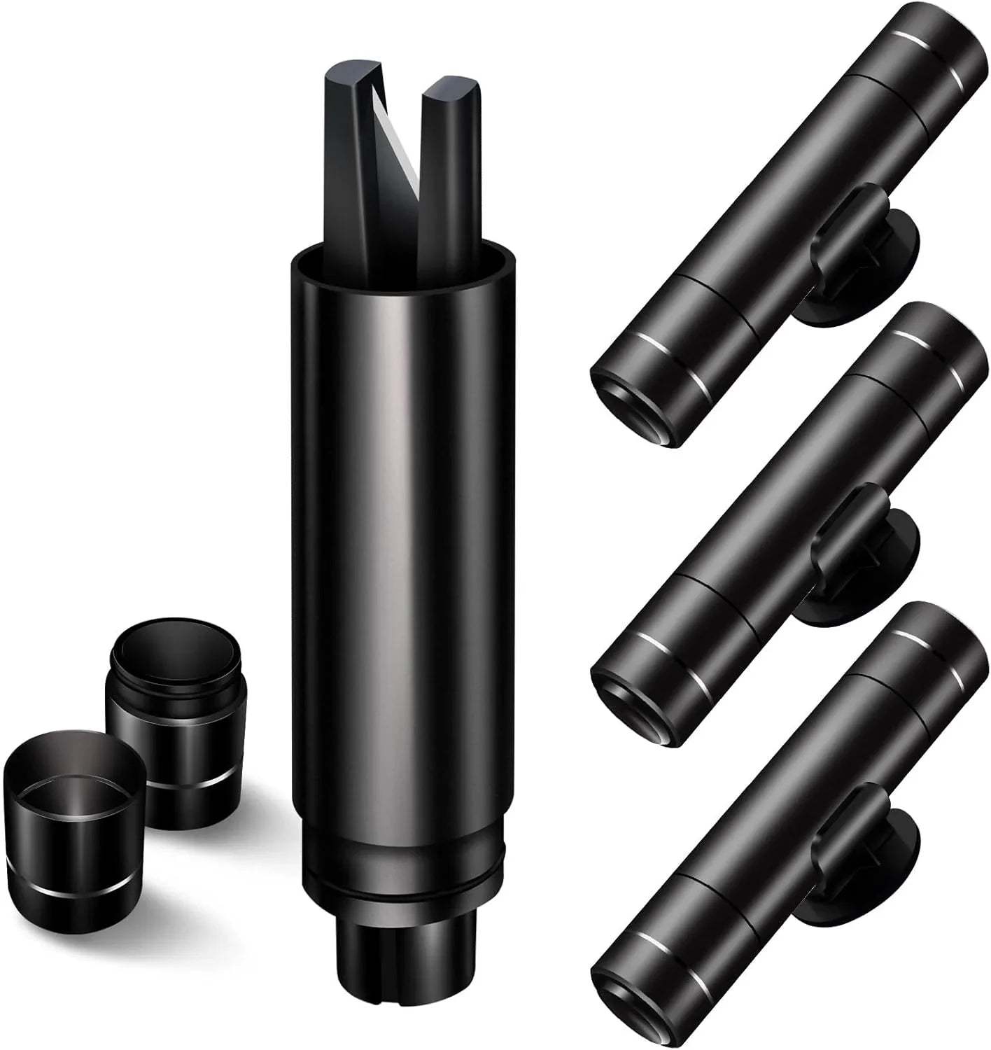 Car Window Breaker and Seatbelt Cutter 2 Pack, 2-in-1 Car Safety Hammer-Greetlamp