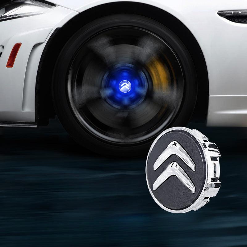 Suitable For Citroën Magnetic Suspension Hub Caps & LED Suspension Luminous Wheel Hub Lights-Greetlamp