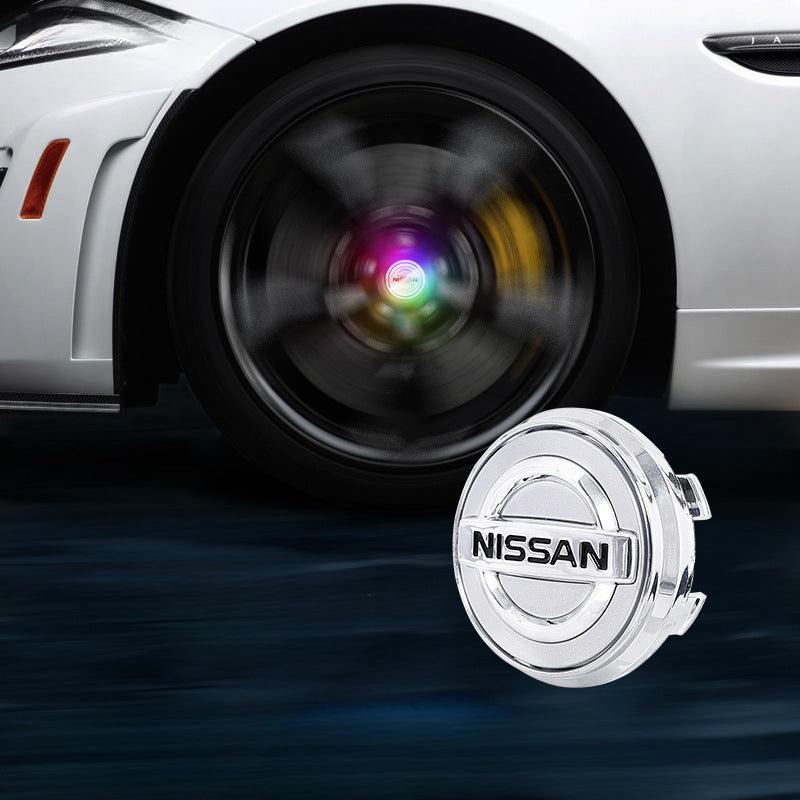 Suitable For Nissan Magnetic Suspension Hub Caps & LED Suspension Luminous Wheel Hub Lights-Greetlamp