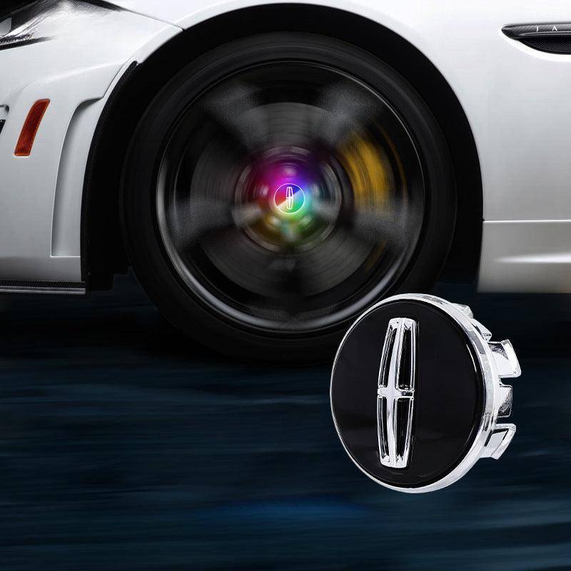 Suitable For Lincoln Magnetic Suspension Hub Caps & LED Suspension Luminous Wheel Hub Lights-Greetlamp