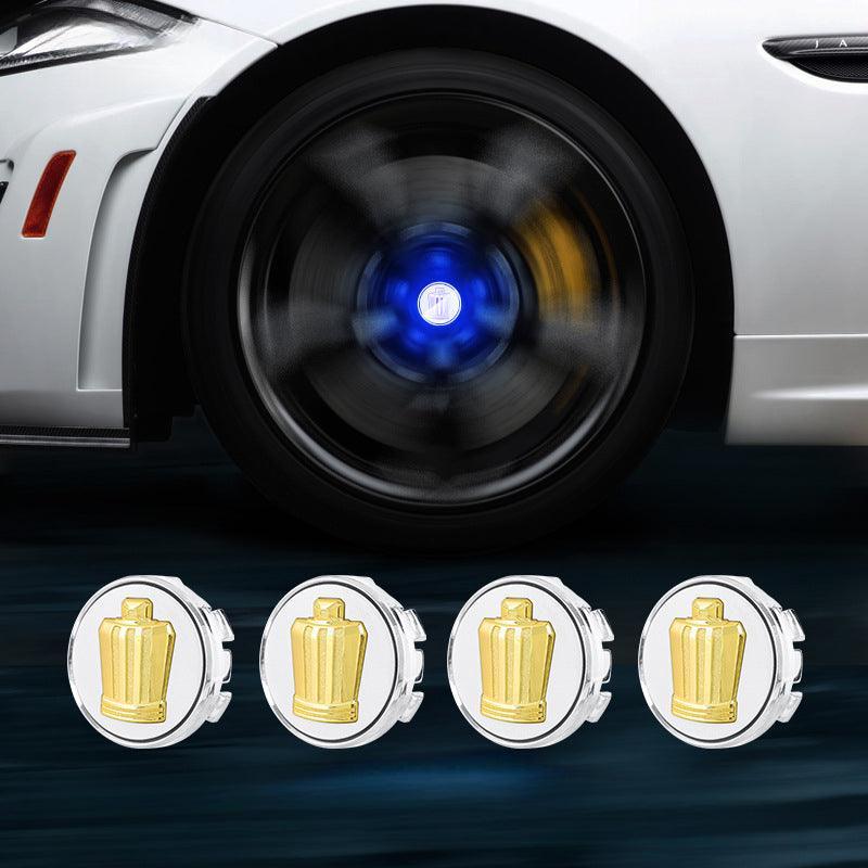 Suitable For Toyota & Crown Magnetic Suspension Hub Caps & LED Suspension Luminous Wheel Hub Lights-Greetlamp