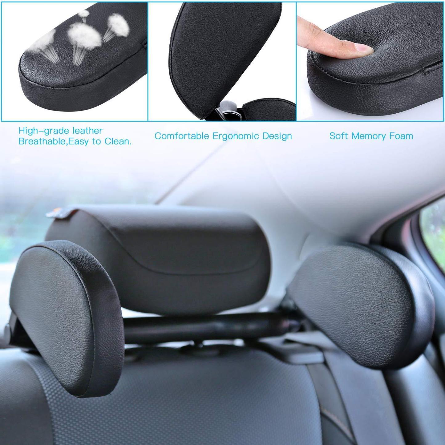 Universal Memory Foam Safety Headrest For Car Seats-Greetlamp