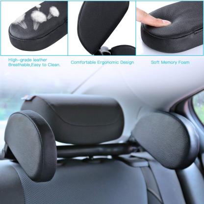 Universal Memory Foam Safety Headrest For Car Seats-Greetlamp