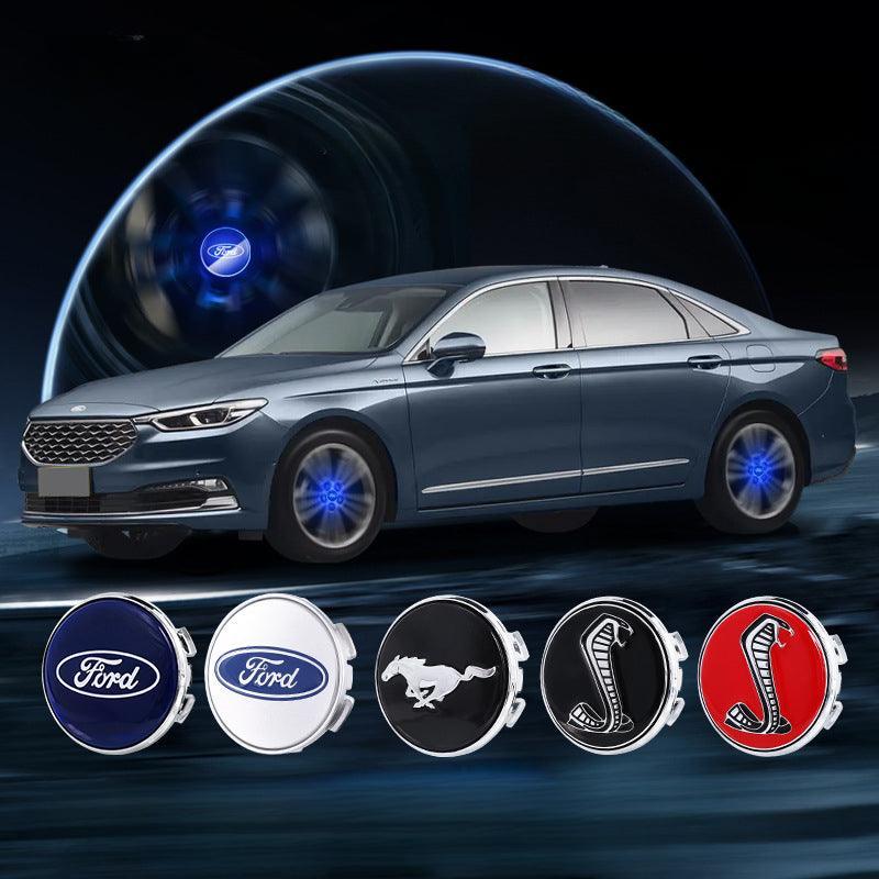Suitable For Ford Magnetic Suspension Hub Caps & LED Suspension Luminous Wheel Hub Lights-Greetlamp