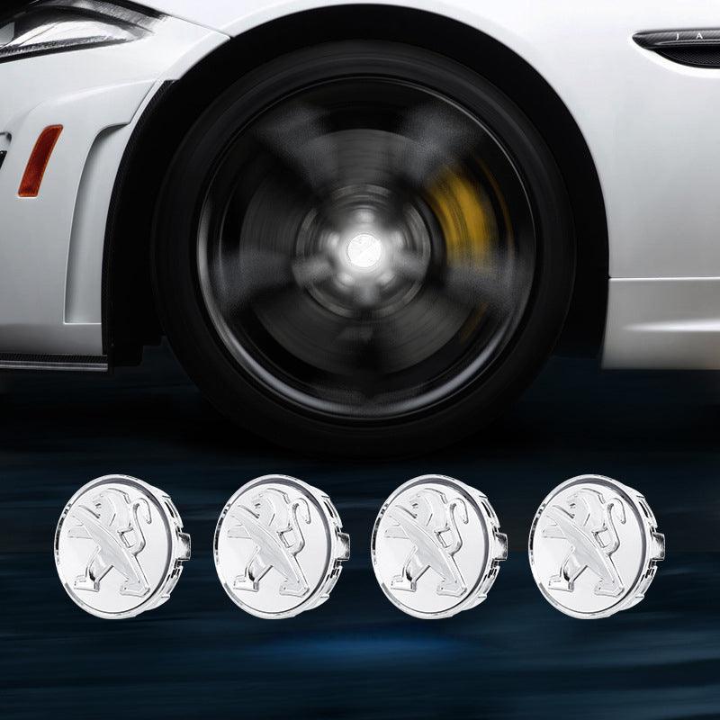 Suitable For Peugeot Magnetic Suspension Hub Caps & LED Suspension Luminous Wheel Hub Lights-Greetlamp