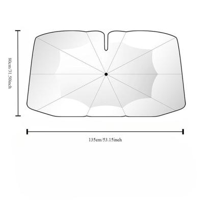 New 360° Bendable Handle Car Parasol Car Front Windshield Sun Protection Heat Shield Universal Car Parasol-Greetlamp