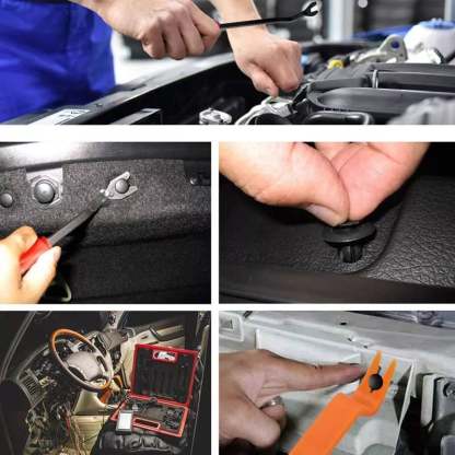 725-Piece Car Body Fastener Kit — Automotive Expansion Screws and Plastic Clips