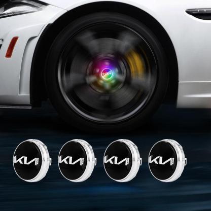 Suitable For KIA Magnetic Suspension Hub Caps & LED Suspension Luminous Wheel Hub Lights-Greetlamp