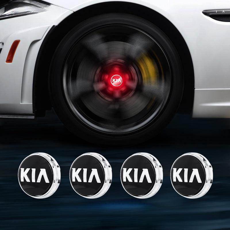 Suitable For KIA Magnetic Suspension Hub Caps & LED Suspension Luminous Wheel Hub Lights-Greetlamp