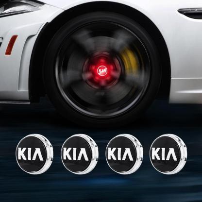 Suitable For KIA Magnetic Suspension Hub Caps & LED Suspension Luminous Wheel Hub Lights-Greetlamp