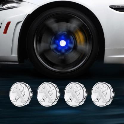 Suitable For Peugeot Magnetic Suspension Hub Caps & LED Suspension Luminous Wheel Hub Lights-Greetlamp