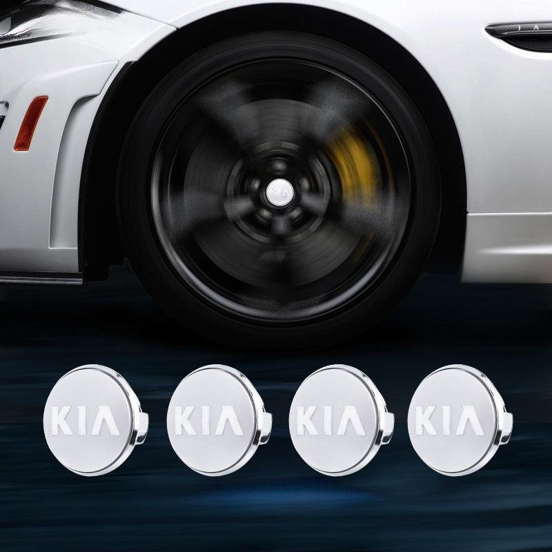 Suitable For KIA Magnetic Suspension Hub Caps & LED Suspension Luminous Wheel Hub Lights-Greetlamp