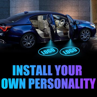 (2PCS) Rechargeable Non-Fading Car Welcome Light-Greetlamp