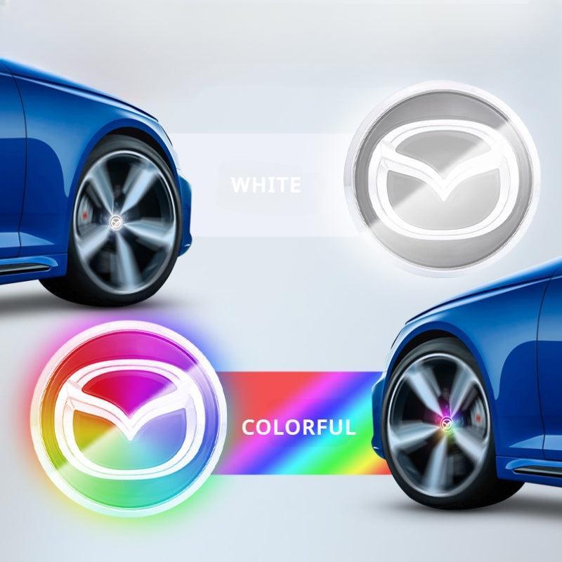 Suitable For Mazda Magnetic Suspension Hub Caps & LED Suspension Luminous Wheel Hub Lights-Greetlamp