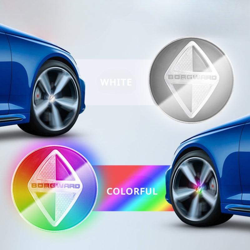 Suitable For Borgward Magnetic Suspension Hub Caps & LED Suspension Luminous Wheel Hub Lights-Greetlamp