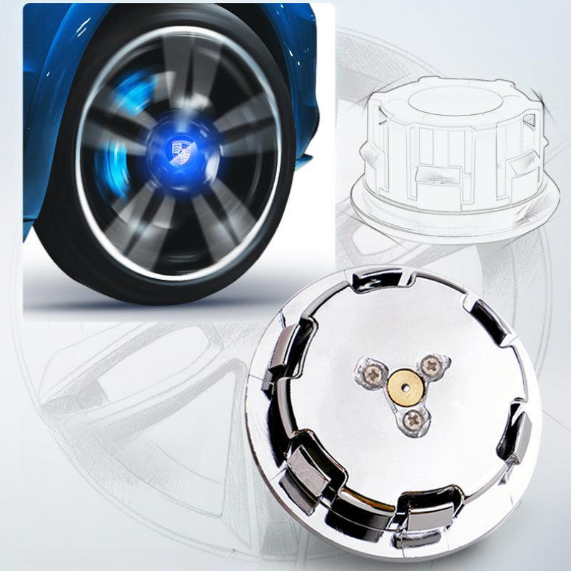 Suitable For Porsche Magnetic Suspension Hub Caps & LED Suspension Luminous Wheel Hub Lights-Greetlamp