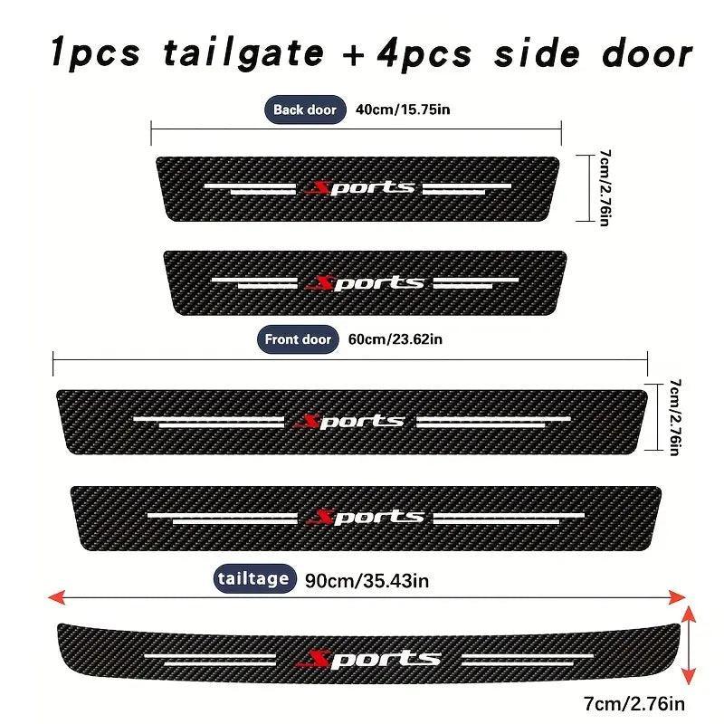 ( 9PCS )Carbon Car Door Sills Stickers-Greetlamp