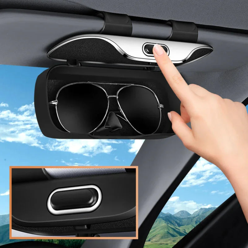 Car Press Open Eyeglass Case-Greetlamp