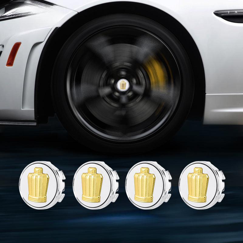 Suitable For Toyota & Crown Magnetic Suspension Hub Caps & LED Suspension Luminous Wheel Hub Lights-Greetlamp