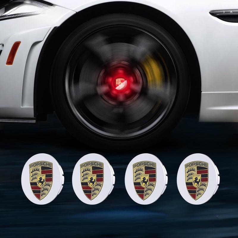 Suitable For Porsche Magnetic Suspension Hub Caps & LED Suspension Luminous Wheel Hub Lights-Greetlamp