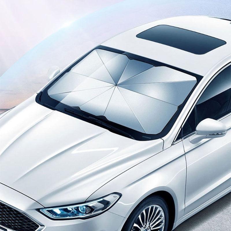 New 360° Bendable Handle Car Parasol Car Front Windshield Sun Protection Heat Shield Universal Car Parasol-Greetlamp
