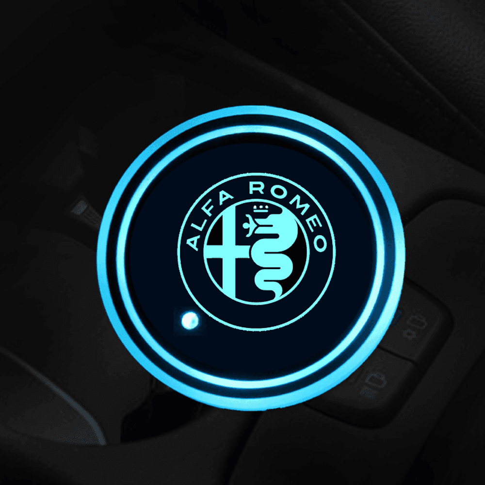 Alfa Romeo Exclusive LED Cup Holder Light - Greetlamp