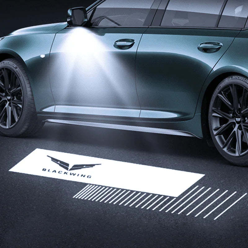 Cadillac Compatible Rearview Mirror Projector Light Blanket-Greetlamp