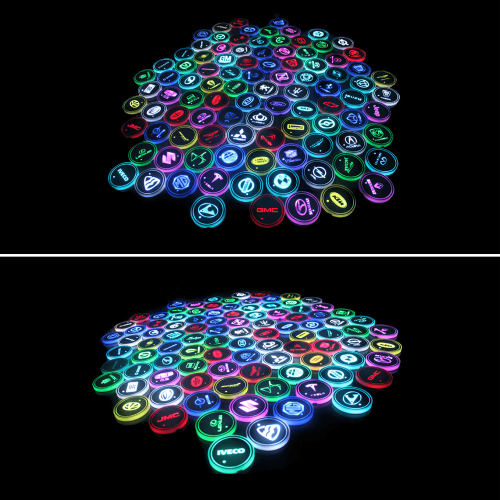 Car LED Cup Holder Lights - Greetlamp