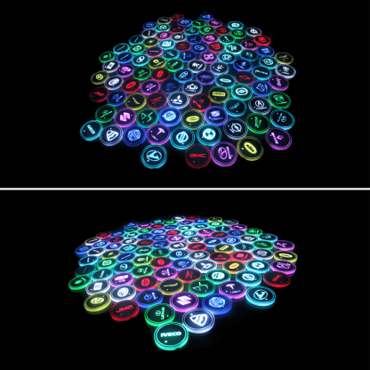 Car LED Cup Holder Lights - Greetlamp