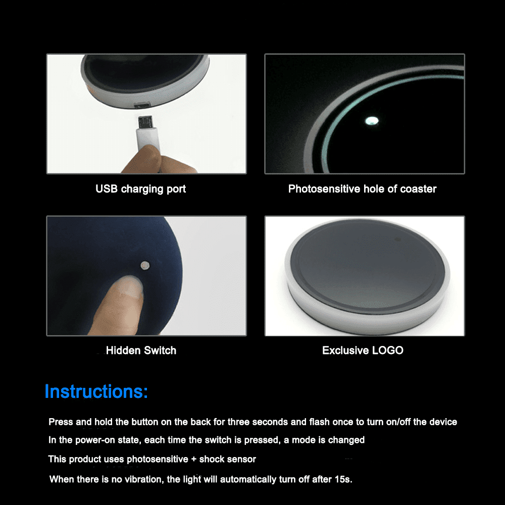 Universal Car LED Cup Holder Light-Greetlamp