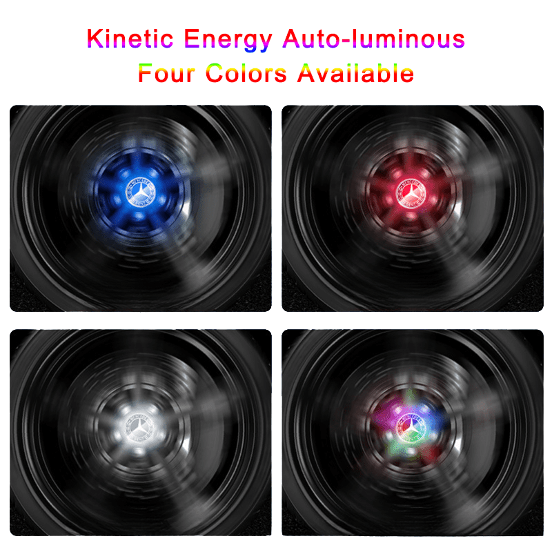 Suitable For Mercedes-Benz Magnetic Suspension Hub Caps & LED Suspension Luminous Wheel Hub Lights-Greetlamp